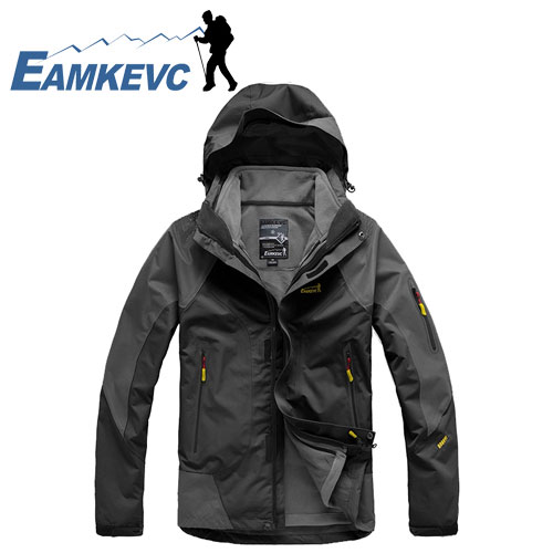 EAMKEVC 818 兩件式防水透氣保暖外套 - 男款 黑