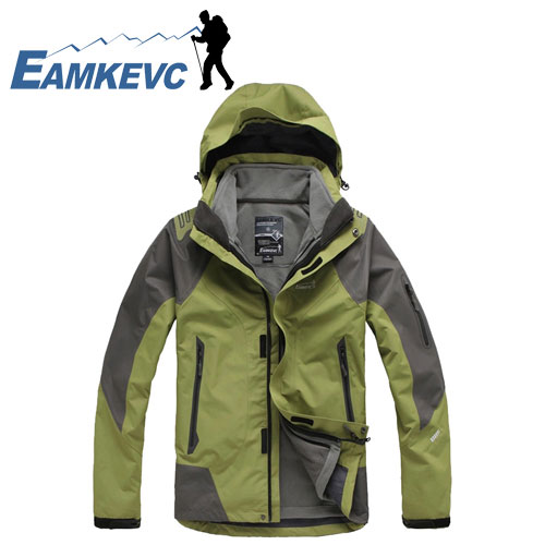 EAMKEVC 818 兩件式防水透氣保暖外套 - 男款 綠