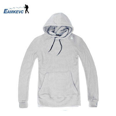 EAMKEVC極輕連帽保暖刷毛衣 灰色 男款