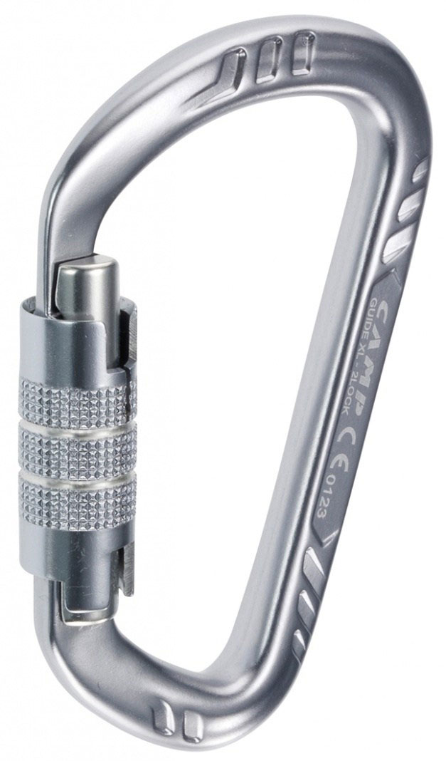 CAMP GUIDE XL 2LOCK 二段鎖鋁合金D形鉤環 2段自動鎖