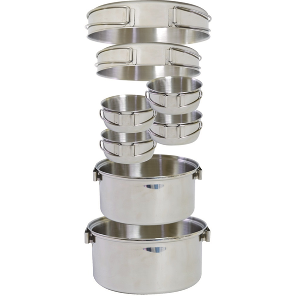 犀牛 4-5人不鏽鋼輕便套鍋