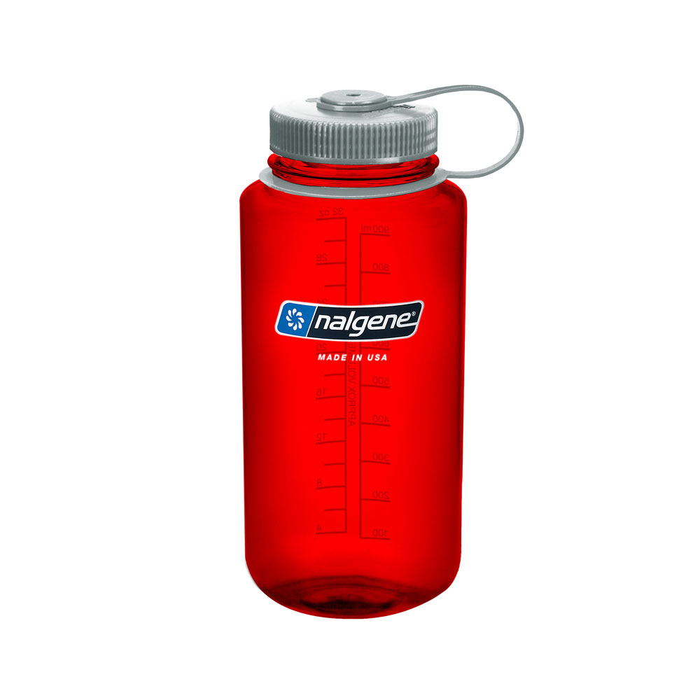 Nalgene 1000cc寬嘴水壼 紅色