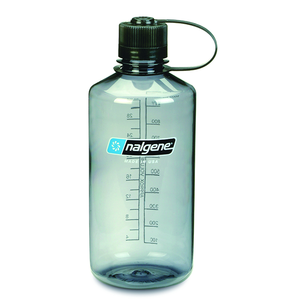 Nalgene 1000cc窄嘴水壼 煙霧灰