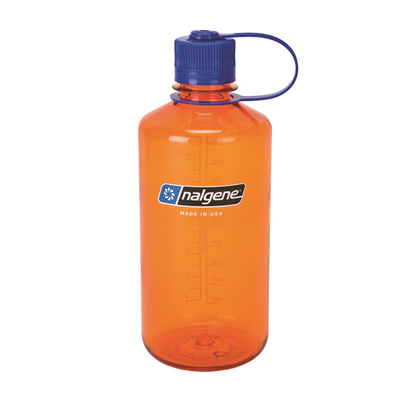 Nalgene 1000cc窄嘴水壼 橘色