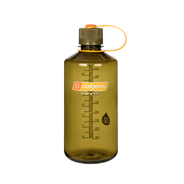 Nalgene 1000cc窄嘴水壼 橄欖