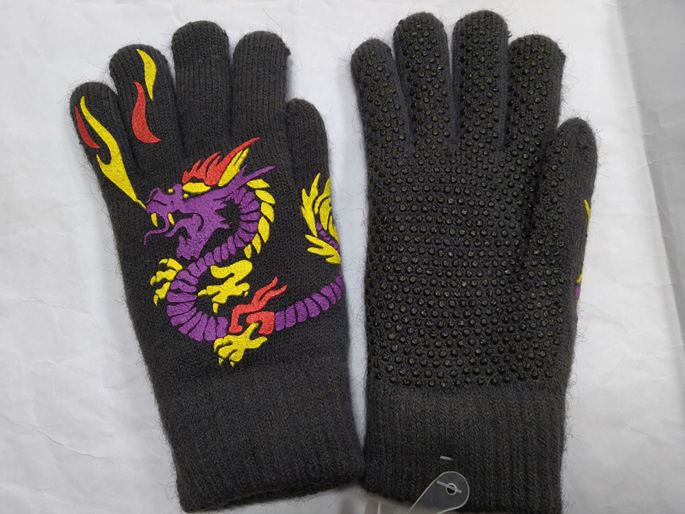 EAMKEVC 龍圖騰雙層保暖手套