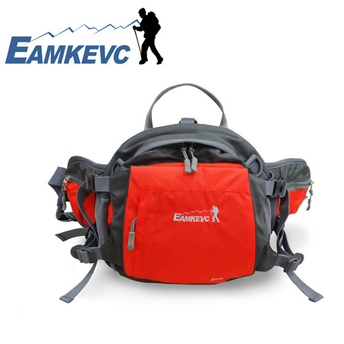 EAMKEVC 四用腰包 後背包 側背包 紅色