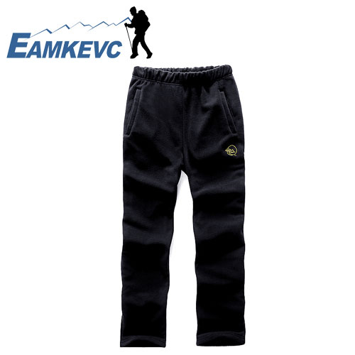 EAMKEVC 刷毛保暖長褲 黑色
