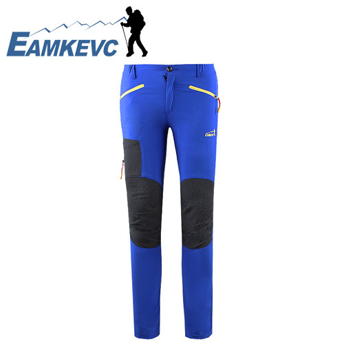 EAMKEVC 彈性透氣快乾褲 女款 藍色