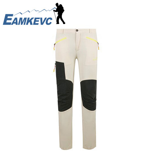 EAMKEVC 彈性透氣快乾褲 男款 卡其