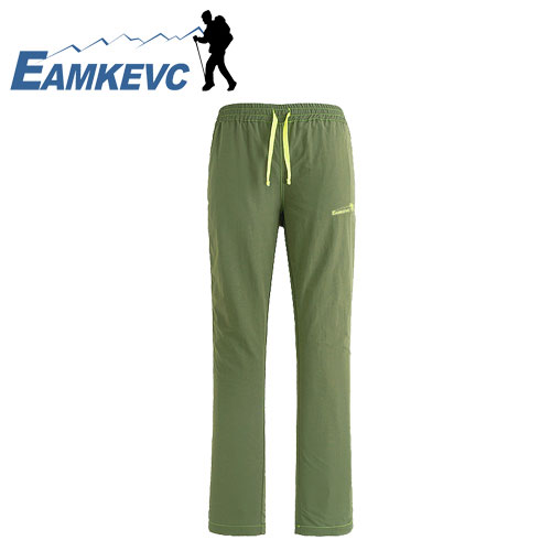 EAMKEVC 快速排汗透氣長褲 男款 綠色