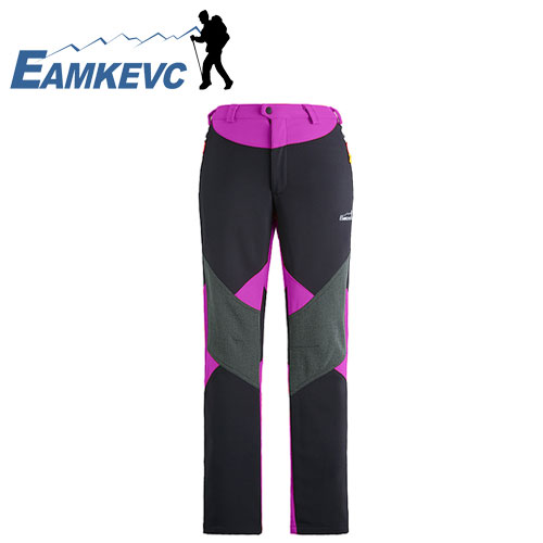 EAMKEVC 專業防風保暖軟殼褲 女款 紫色