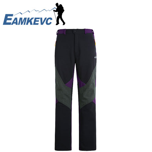 EAMKEVC 專業防風保暖軟殼褲 男款 紫色