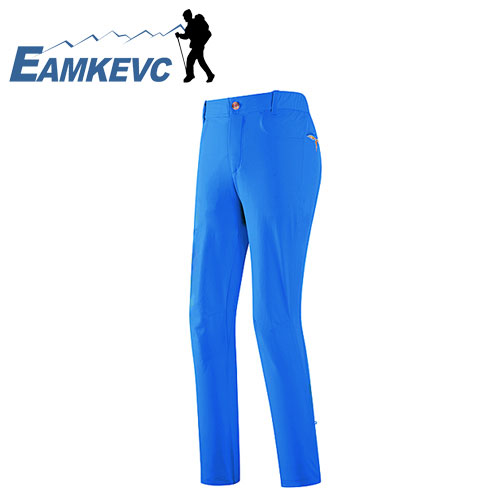 EAMKEVC 彈性透氣快乾褲 女款 藍色