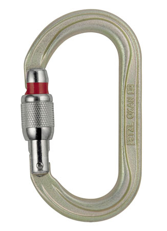 PETZL OXAN 鋼製鉤環 手轉鎖(螺旋鎖)鉤環 鈎環 鈎環