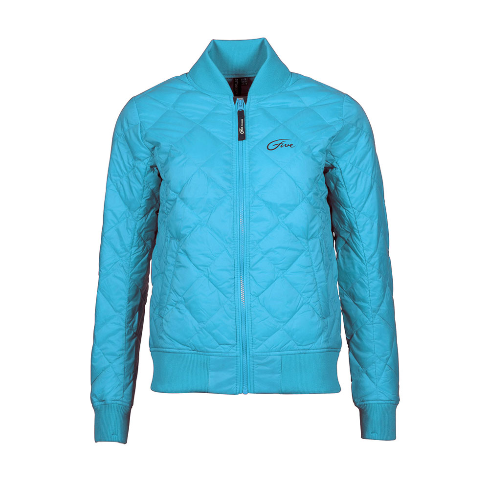 女輕量羽絨夾克 天藍