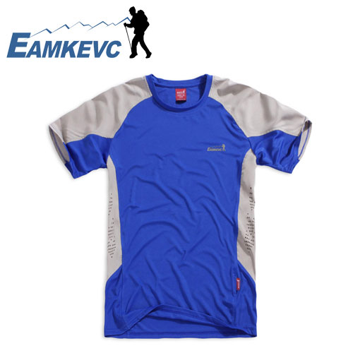 EAMKEVC 783 極致涼感休閒排汗衫 藍