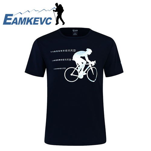 EAMKEVC 8169 自然概念環保T 騎車 黑色