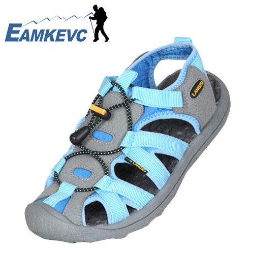 EAMKEVC 戶外護趾涼鞋 藍色