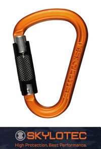 SKYLOTEC pass O -Tri 鋁合金D型三段鎖 D環 3段鎖自動鎖 鈎環 勾環 鉤環