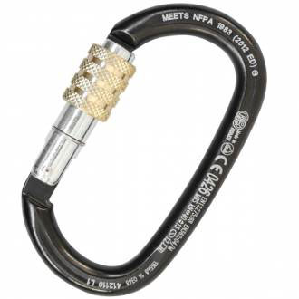 KONG OVALONE CARBON 碳鋼O型環 O環 手轉鎖(螺旋鎖)鉤環 鈎環 鈎環 O形 鋼O