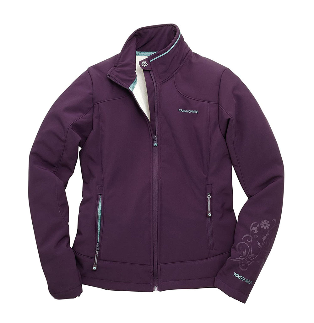 Craghoppers Suldal Softshell 女軟殼外套長刷毛裡 紫
