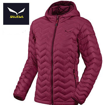 SALEWA 女連帽羽絨衣 紫紅