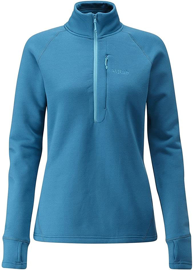 Rab 女半門襟保暖上衣 馬林藍 PS Pro Pull-On