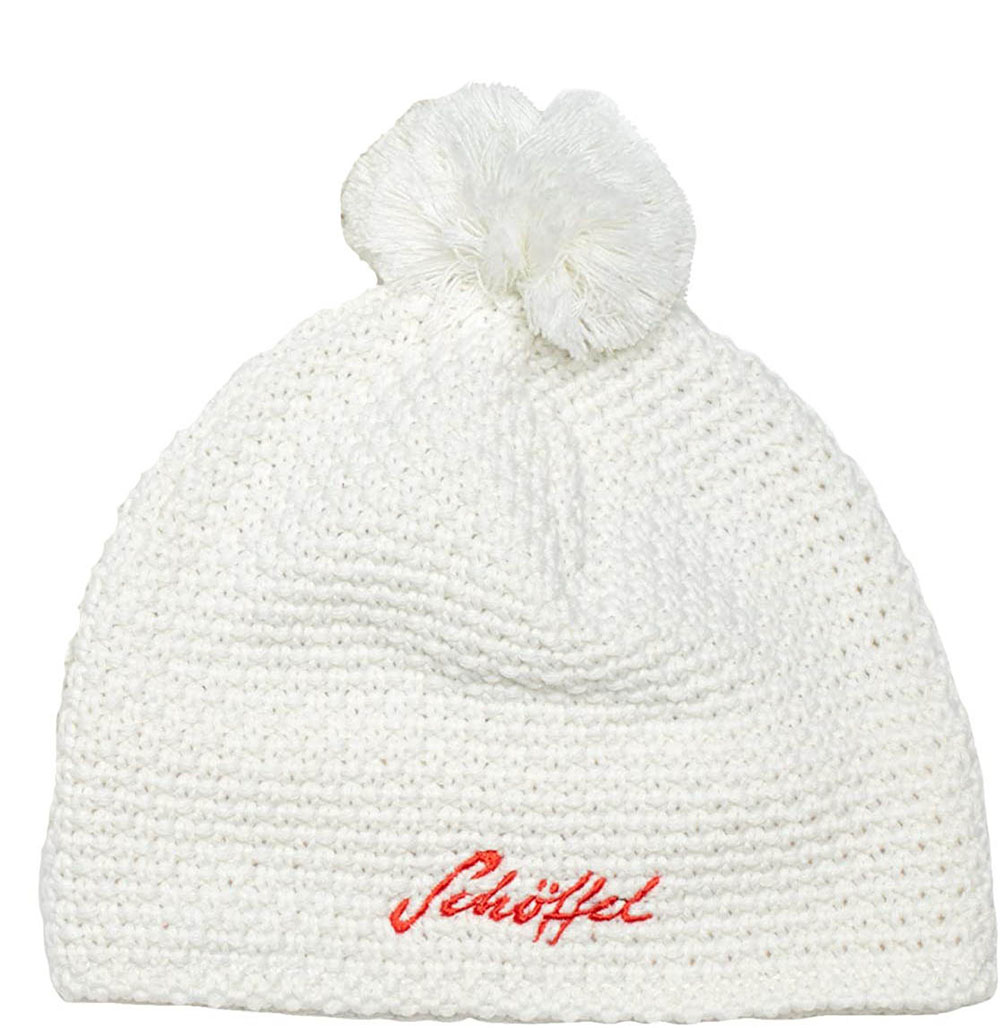 SCHOFFEL JOSHUA 保暖透氣羊毛帽 白