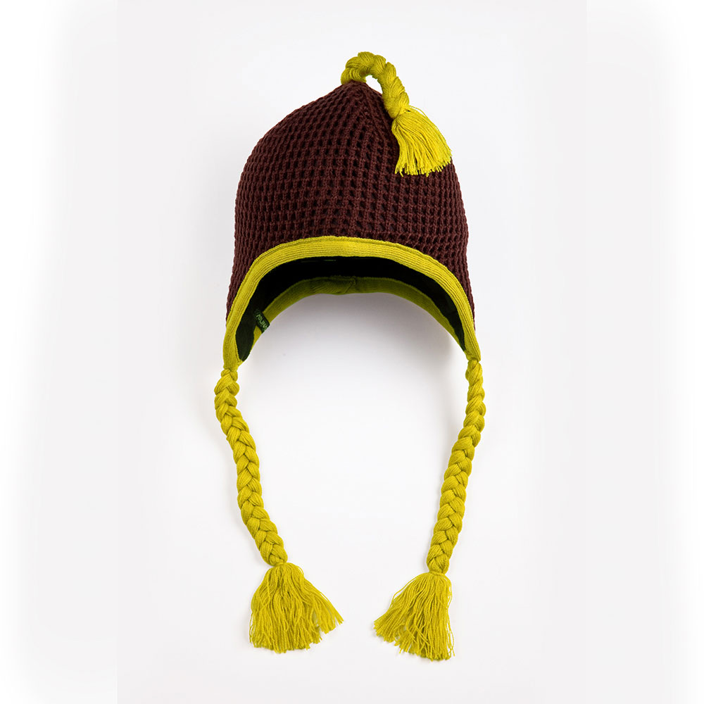 ATUNAS 3M保暖毛帽 咖啡/綠