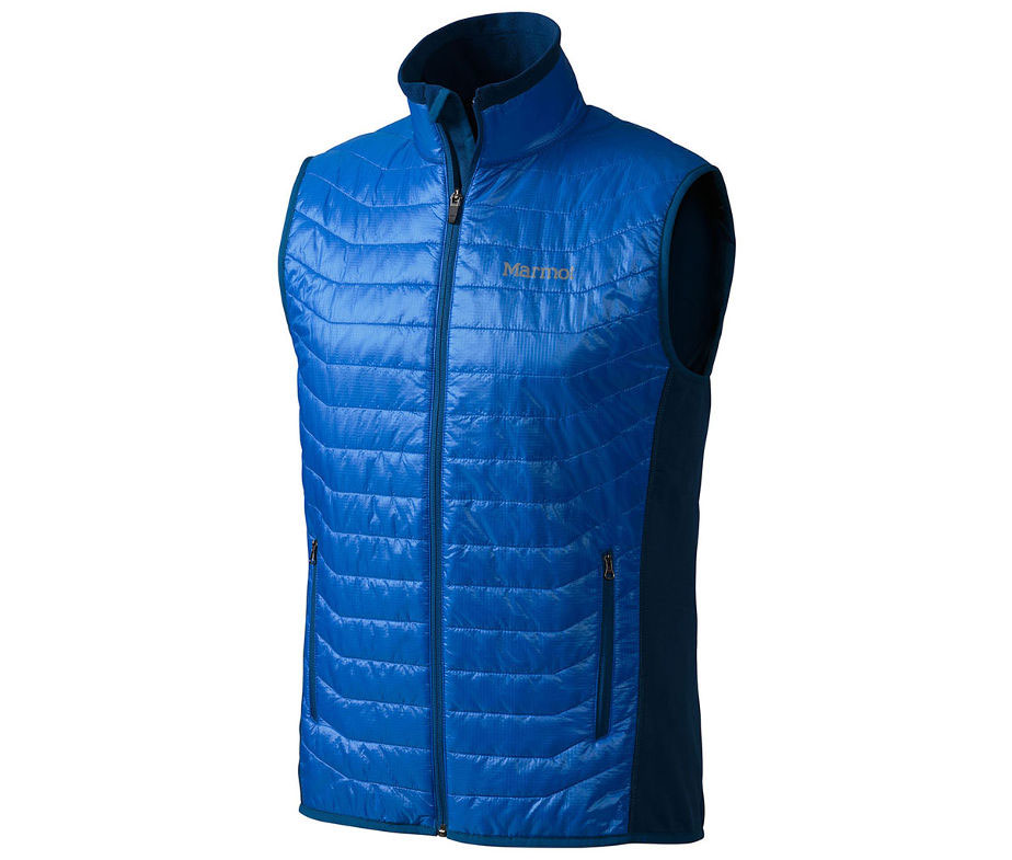 MARMOT 彈性保暖背心藍Variant Cobalt blue/blue night 