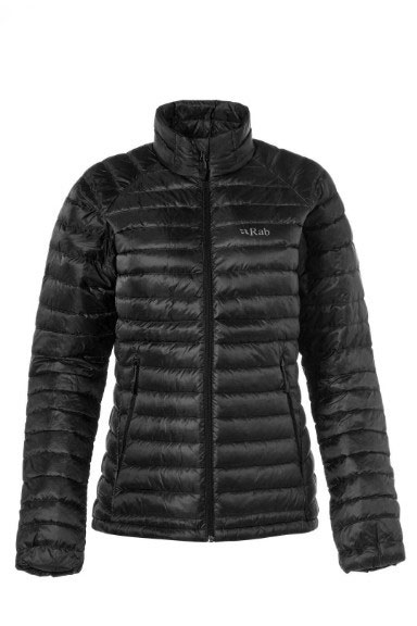 Rab 女羽絨外套 黑 Microlight Womens Down Jacket