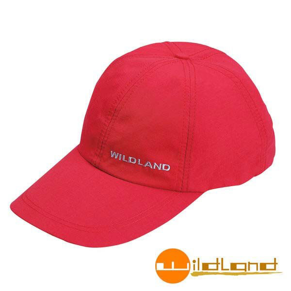 WildLand 中性抗UV透氣棒球帽-嫣紅色