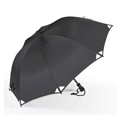 EuroSCHIRM 戶外專用風暴傘(黑-反光)UPF50 全世界最強雨傘 BIRDIEPAL OUTDOOR 