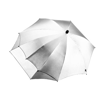 EuroSCHIRM 背包健行雨傘-傘面加大雨傘 (銀) UPF50 Swing backpack
