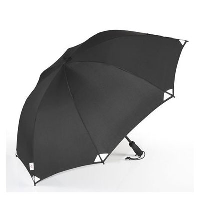 EuroSCHIRM 免持健行傘 大 (黑-反光) 全世界最強雨傘 SWING HANDSFREE