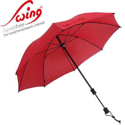 EuroSCHIRM 免持健行傘 大 (紅) 全世界最強雨傘 SWING HANDSFREE