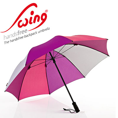 EuroSCHIRM 免持健行傘 大 (深紫) 全世界最強雨傘 SWING HANDSFREE