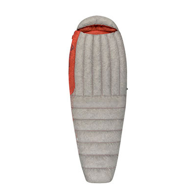 Sea to Summit FM1-WR淺灰 極輕暖鵝絨睡袋(9~4℃,350g,右開)