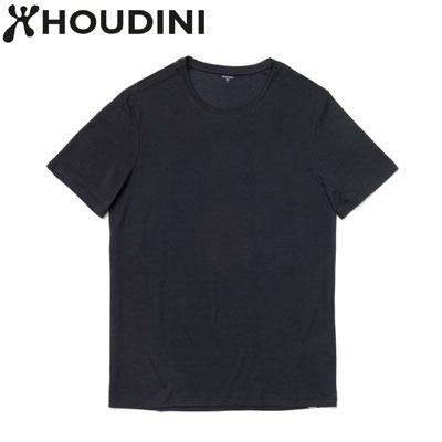 Houdini M's Tree Tee 純黑 男 天絲短袖
