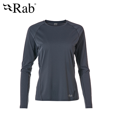 RAB Force LS Tee 透氣長袖排汗衣 女款 鋼鐵藍