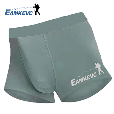 伊凱文無痕彈性四角褲 內褲 灰色