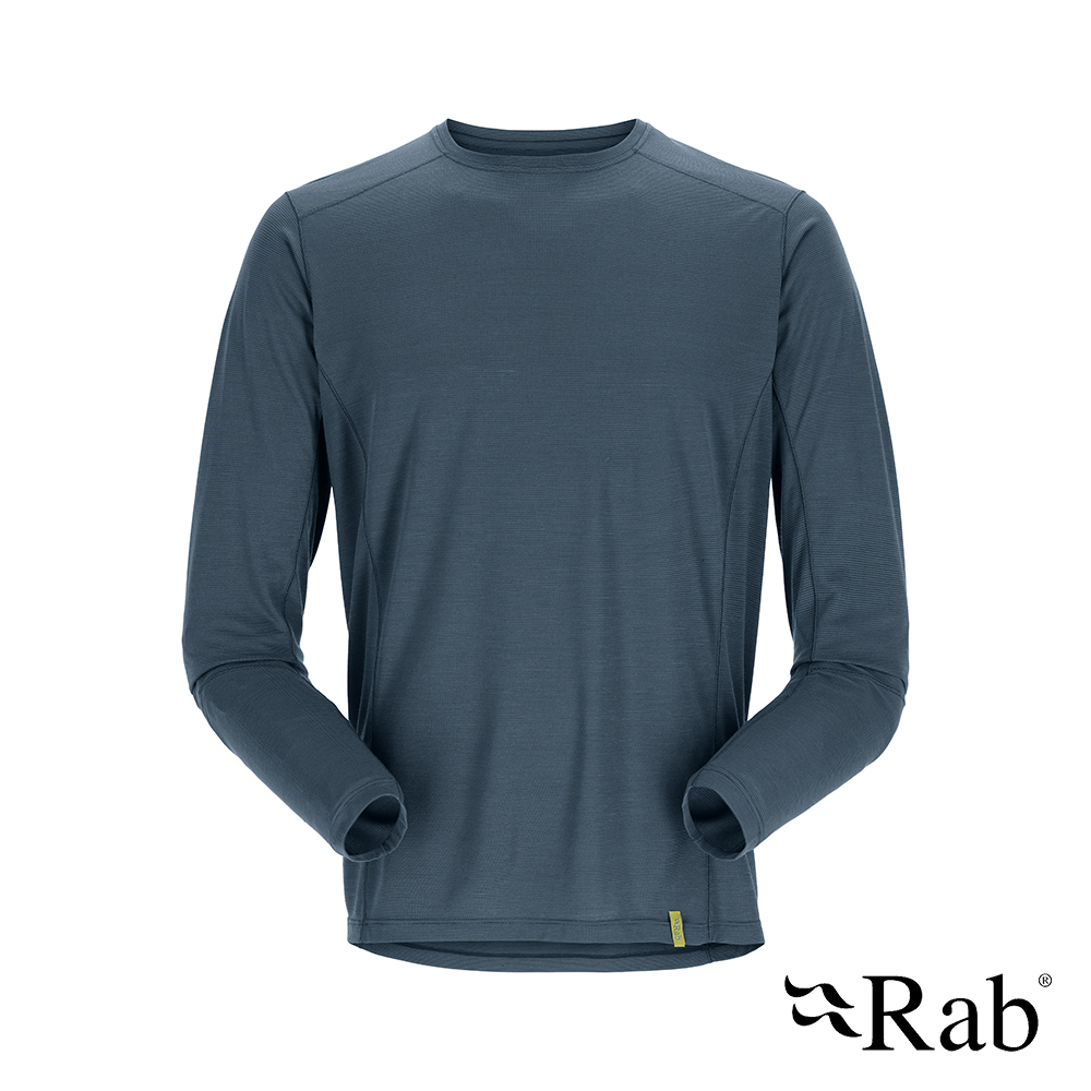 RAB Syncrino Base LS Tee 羊毛混紡長袖排汗衣 男款 獵戶藍