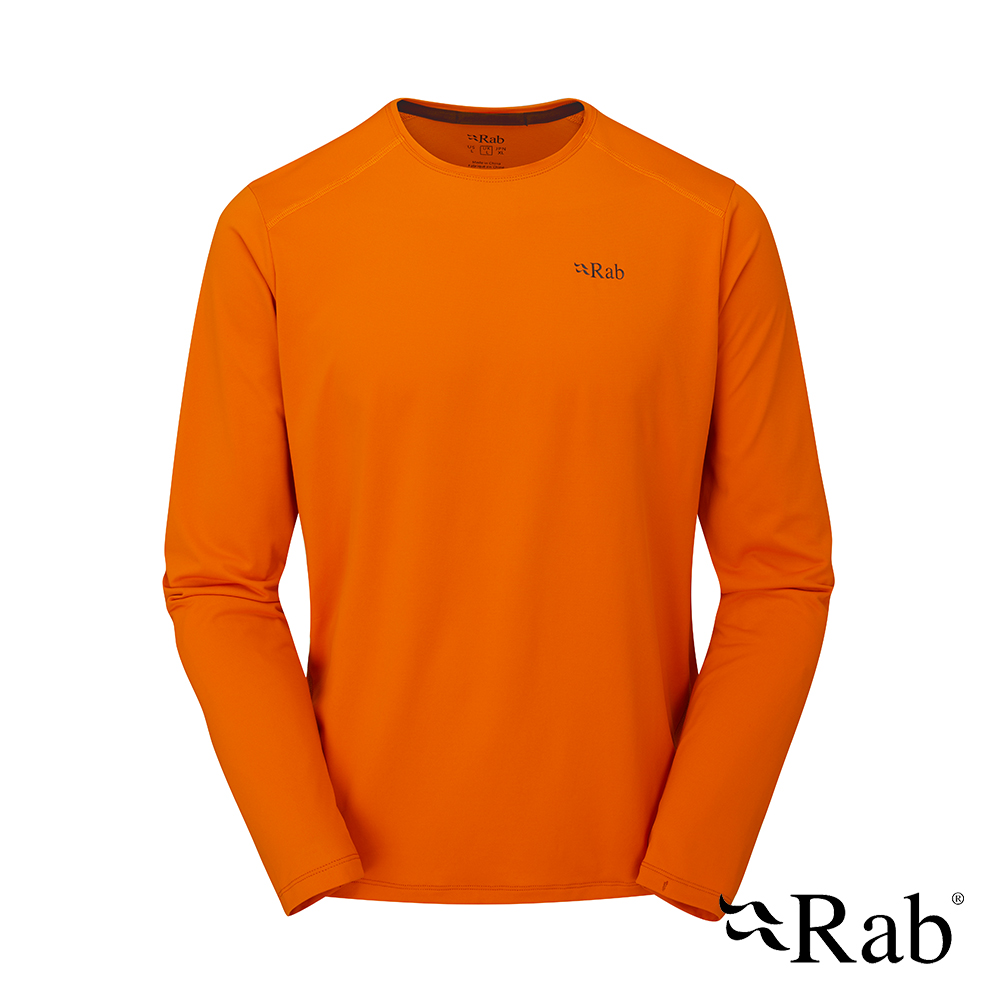Rab Force LS Tee 長袖透氣排汗衣 男款 橙橘