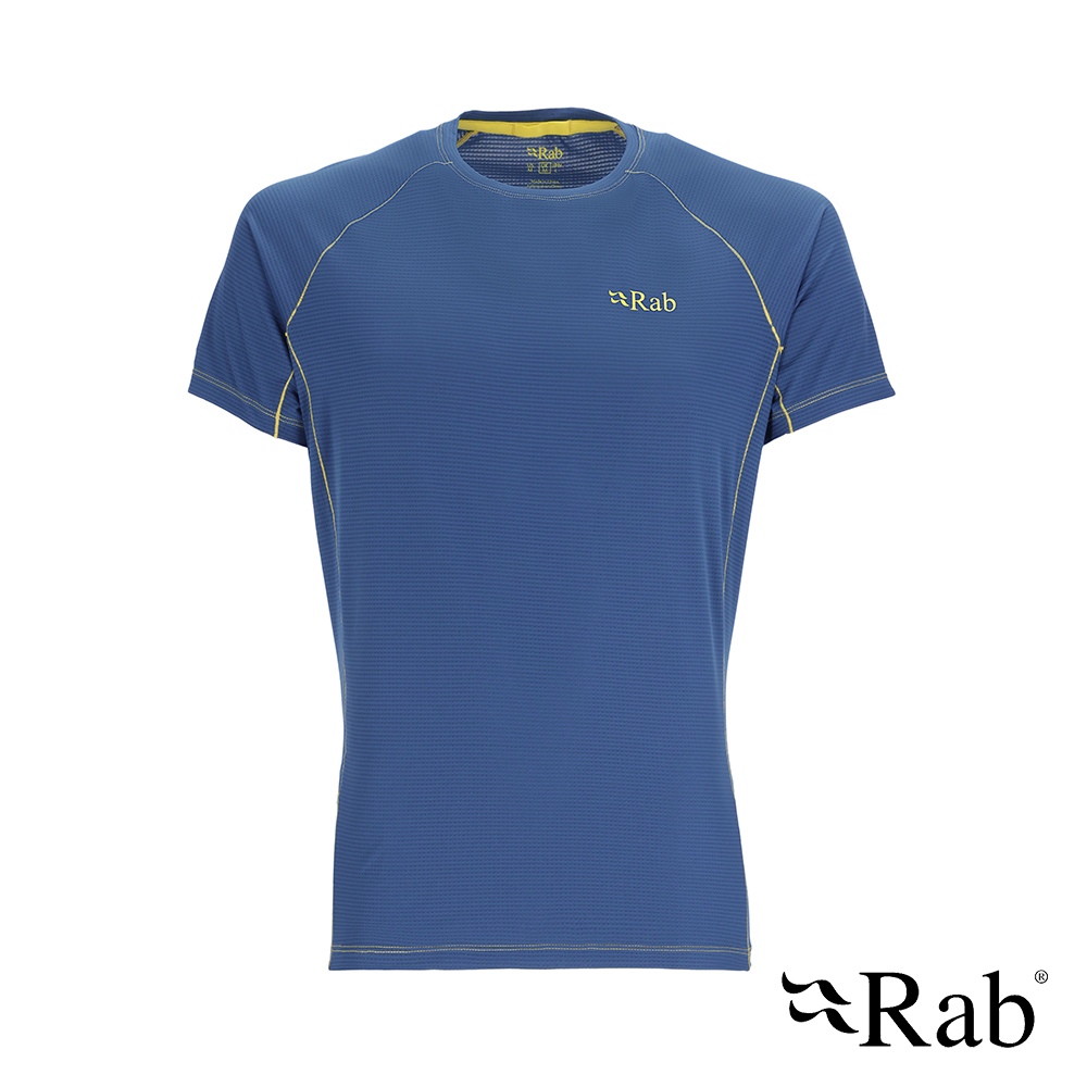 Rab Sonic Tee 短袖 透氣 排汗衣 男款 夜落藍