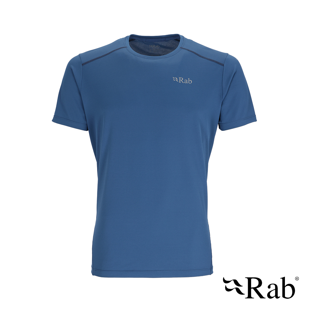 Rab Force Tee 圓領短袖透氣排汗衣 男款 夜落藍