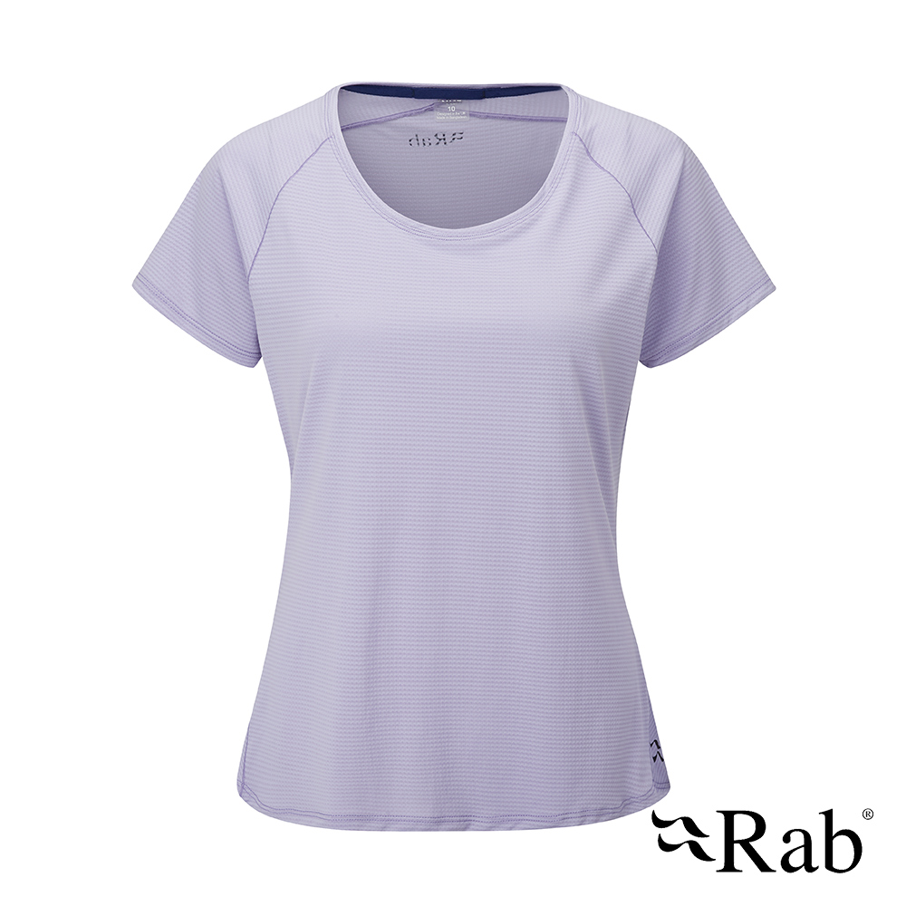 Rab Aleya Tee Wmns 短袖透氣排汗衣 女款 紫丁香