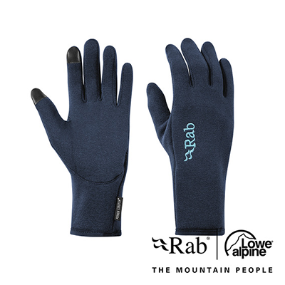 RAB Power Stretch 保暖刷毛觸控手套 Contact Glove Men 深墨藍 女款
