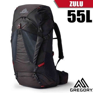 GREGORY ZULU 登山背包55L M/L 火山黑 雙肩後背包