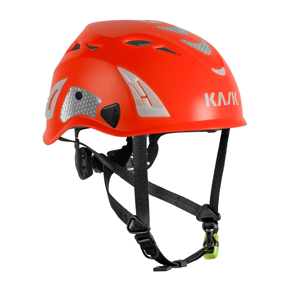 KASK SUPERPLASMA PL HI VIZ 安全頭盔 紅 RED FLUO 安全帽 岩盔 HELMETS